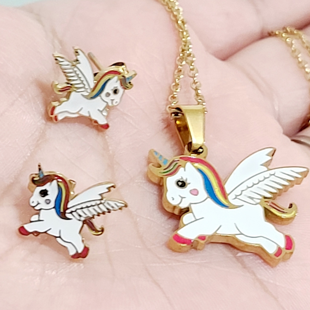 Stainless Steel Little Pony set, new.